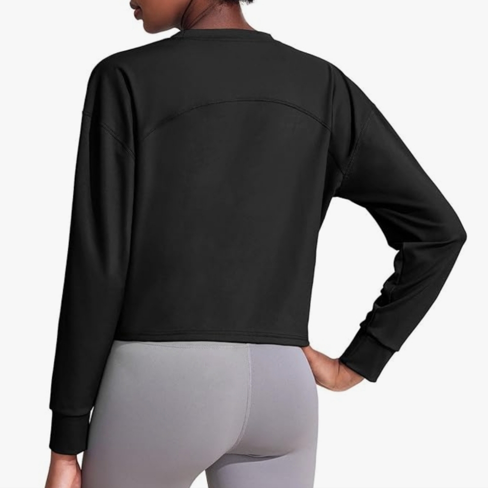 ELESOL Mock Neck Long Sleeve Black Size XL Shirt - Picture 5 of 10